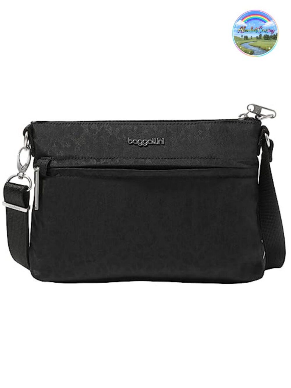 Anti-Theft RFID Crossbody Sling Travel Purse Adjustable Strap
